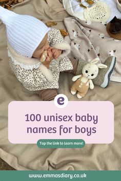 Below and in alphabetical order, we’ve rounded up our favourite gender-neutral ones for your baby boy 🤍 
#babynames #babynameideas #babyboynames #babygirlnames #unisexnames Timeless Baby Names, Nicknames For Girls