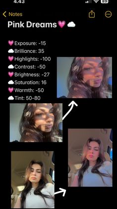 #filter #pink #photoeditingtutorial #photoeditingtips #edit Filters For Photos Iphone, Filter For Selfies, Pink Dreams Filter, Picture Filters Photo Editing Iphone, Photo Editing Samsung, Instagram Photo Editing Ideas, Ways To Edit Pictures On Iphone, Cute Photo Edits, Picture Filters Photo Editing