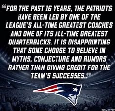 the new england football team quote