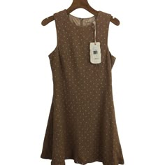 Chelsea & Violet Womens Sleeveless Polka Dot Back Zip Sheath Dress Brown L Nwt Chelsea & Violet Size Large 60% Polyester, 40% Wool Womens Sleeveless Polka Dot Back Zip Sheath Dress Brown New With Tags Please See Pictures For Details. All Garments Measured Approximate Laying Flat. Violet Brown, Peplum Lace, Flannel Shirt Dress, Gamine Style, Violet Dresses, Boho Midi Dress, Crochet Lace Dress, Deep Winter, Printed Summer Dresses