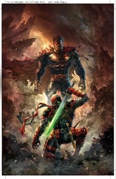 Dc Vs Vampires, When The World Ends, Secret Warriors, Vampire Knights, John Constantine, Endless Night, Comic Book Artwork, Deathstroke, Marvel Entertainment