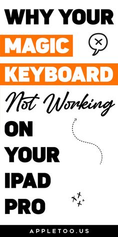 Frustrated why your Magic Keyboard isn't working iPad Pro? Solve the puzzle with our troubleshooting tips and get back to seamless typing. Ipad Tips, Magic Keyboard, Puzzle Solving, Work On Yourself