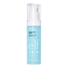 Designed to help strengthen skin, the e.l.f. Hydrating Serum locks in moisture. The formula helps soothe and protect the skin with jojoba, aloe, vitamin E, grape, and shea butter for ultimate nourishment. All e.l.f. skincare products are free from Parabens, Sulfates, and Phthalates. Proud to be 100% vegan and cruelty-free, worldwide. Because kindness is chic. Elf Skin Care, Elf Skincare, Winter Goals, Makeup Shopping List, Sephora Skin Care, Christmas List Ideas, Elf Cosmetics, Elf Makeup, Herbs For Health