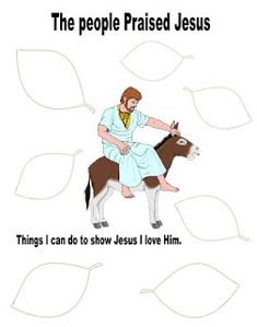 an image of jesus riding a horse with the words, the people raised jesus things i can do to show jesus i love him