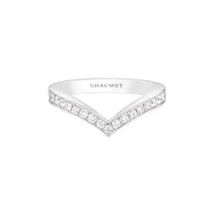 Chaumet Josephine, Gold Reference, French Jewelry, Pave Diamond Ring, Vs Diamond, White Gold Diamond Rings, Pave Ring, Bling Rings, Rose Gold Diamonds