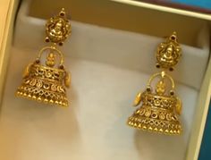 Golden Jhumka, Ram Temple, Ear Rings, Colour Combination, Color Combinations, Ram, Temple, Gold, Pins