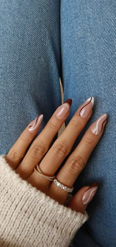 Fall Nails 2022 Desain Salon Kuku, 2024 Minimalist, Dip Nail, 2024 Nails, Fall Gel Nails, Her Nails, Casual Nails