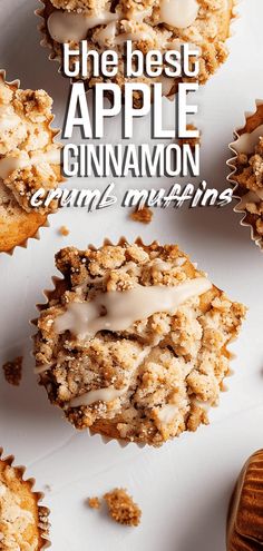 the best apple cinnamon crumb muffins