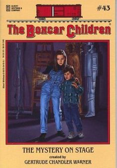 the mystery on stage by gerriude chandler warner, book cover art for the beacar children