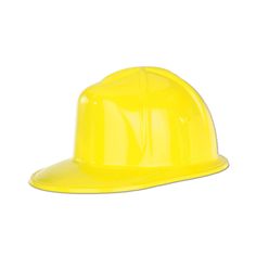 a yellow hard hat on a white background