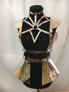 Harness Skirt, Photo Shoot Set, Space Fashion, Peplum Skirt, Character Inspo, Leather Harness, Fantasy Clothing, Rave Outfits