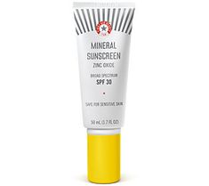 Mineral Sunscreen Zinc Oxide SPF 30 from First Aid Beauty is formulated with zinc oxide, avocado oil, and vitamin E. This sunscreen blends quickly for invisible SPF protection under makeup.  How do I use it: Shake well before use. Apply liberally 15 minutes before sun exposure. Reapply at least every 2 hours. Use a water-resistant sunscreen if swimming or sweating.  From First Aid Beauty.  Includes: Body Suncare, Daily Sun, Physical Sunscreen, Bath And Body Works Perfume, Skin Care Order, Vitamins For Skin, Oily Skin Care, First Aid Beauty, Zinc Oxide