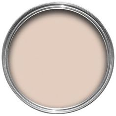 a white paint can with the lid open to show it's light beige color