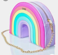 Rainbow Purses, Cute Mini Backpacks, Rainbow Bag, Tas Bahu, Strap Purse, Girly Bags, Cute Backpacks, Cute Purses