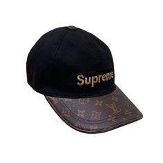 1:1 Replica Hats   This Product Is Of The Best Quality.  The Production Time Is 3-5 Working Days.  Includes Box, Dust Bag, Care Manual, Booklet, Card, Bill Of Sale.. Supreme Logo, Bill Of Sale, Dust Bag, ? Logo, Hats, Black