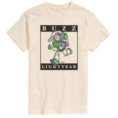 Spruce up your casual wardrobe with this Toy Story 4 Men's Buzz Graphic Tee. © Disney / Pixar FEATURES Crewneck Short sleeveFIT & SIZING ClassicFABRIC & CARE Solid colors: cotton; Heather colors: cotton, polyester Machine wash Imported Size: L. Color: Cream. Gender: male. Age Group: adult. Disney Clothes, Pixar Toys, Disney Outfits, Toy Story, Casual Wardrobe, Disney Pixar, Pixar, Tshirt Print, Unisex T Shirt