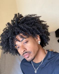 Men Long Curly Hair, Curly Hairstyle For Men, Curly Hair For Men, Curly Hairstyles For Men, Boys Colored Hair, Afro Hairstyles Men