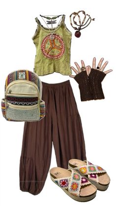 Hippie Outfit Inspo, Boho Style Outfits, Create Outfits, Hippie Style, Boho Outfits, Pretty Outfits, Boho Fashion