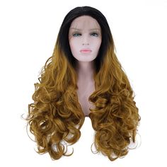 Item Function: 1. Good Quality: Long Body Wave wigs for women with stylish design and outstanding looking. Made of heat resistant synthetic fiber, soft touch and natural looking, just like your own real hair. The comfortable wig cap with 2 adjustable straps and 2-3 combs to fix, you can adjust its size to fit your head. 2. Breathable Net: Breathable high elastic net, and light weight, make you feel very comfortable when you wear this lace hairline front wig. 3. Suitable for Many Occasions: Gluel Body Wave Wigs, Body Wave Lace Front Wigs, Brown Wig, Body Wave Wig, Women Halloween, Wig Cap, Halloween Women, Fix You, Body Wave