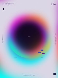 an image of a poster with different colors