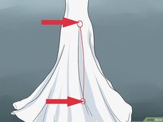 how to wear a wedding dress with pictures