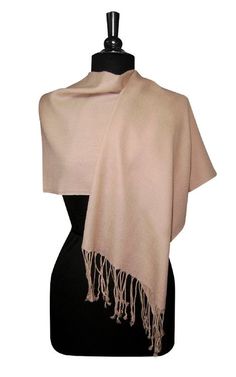 Biagio 100% Wool Pashmina Solid Scarf LIGHT BROWN Color Women's Shawl Wrap Tan Scarf, Turquoise Blue Color, Pashmina Shawl, Pashmina Scarf, Women Shawl, Mens Scarves, How To Wear Scarves, Scarf Shawl, Inspirational Women