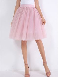 Description: Product ID: DS2061380Material: NylonPattern: Contrast Color.Solid Style: Casual. Fashion.Simple. GracefulSeason: Spring. Summer. AutumnOccasion: Daily. Outdoor Activities. Dating. Party. StreetPackageincluded:1 * SkirtSize Information:Please allow 1-3 cm measured error. Tag Size Length Waist cm | inch cm | inch One Size 60cm |23.6'' 65-110cm |25.5''-43.2'' Fitted Pink Tulle Bottoms, Pink Tulle Full Skirt, Pink Full Tulle Skirt Bottoms, Pink Tulle Skirt For Spring, Pink Tulle Full Skirt Bottoms, Pink Feminine Tulle Bottoms, Feminine Pink Tulle Bottoms, Chic Pink Tulle Skirt, Feminine Pink Tulle Skirt Bottoms