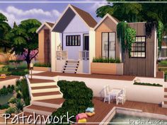 Sims 4 Lots, Jungle Adventure, Cute House, Sims 4 Build, Island Living, Romantic Garden, Hollywood Hills, Outdoor Retreat, Eco House