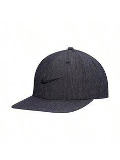 Sport a vintage-like, worn-in look by throwing on this Faux Denim hat from Nike Skateboard. It's made out of soft, slightly stretchy fabric and creates airflow with eyelets. A snapback closure also makes adjusting the fit fast and easy. 
Structured fit 
Snapback 
Contrast-color undervisor 
Faux denim fabric 
Woven clip tag 
Six panels with eyelets 
Mid crown 
Curved bill 
One size fits most 
Embroidered graphics with raised details 
Sports Fan Shop by LIDS 
This item purchased online must be ret Denim Hat, Baseball Softball, Sports Baseball, Sports Fan, Denim Fabric, Snapback Hat, Stretchy Fabric, Snapback Hats, Sports Team