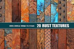 rust textures for photoshopped