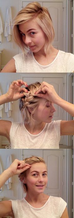 Hottest Messy Braid For Short Hairstyles 2016 2017 Trending Hairstyles, Braids For Short Hair, Womens Haircuts, Hairstyles With Bangs, Hair Trends, Hair Lengths