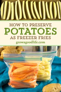 how to preserve potatoes as freezer fries