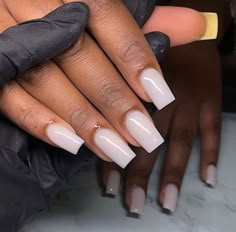 Milky Nails, White Acrylic Nails, Simple Acrylic Nails, Long Acrylic Nails Coffin, Acrylic Coffin, White Nail, Bling Acrylic Nails