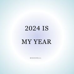 a white circle with the words, 2012 is my year