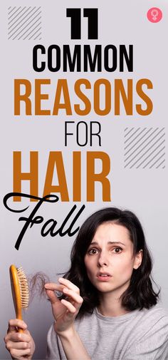 11 Common Reasons For Hair Fall : Each hair follicle of yours goes through three phases. At the end of the Telogen phase, your hair follicles start to fall off. However, the growth cycle of your hair can be influenced by a variety of factors. Here are eleven factors that may be causing your hair fall problems. #haircare #hair #hairfall Hair Fall Reasons, Excessive Hair Fall, Extreme Hair