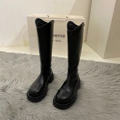 Shipping: Worldwide Express Shipping AvailableDelivery time: 7-15Days Fast ShippingReturns: Fast refund, 100% Money Back Guarantee. Boots 2024, Knight Boots, New Boots, Black Tube, Black Boots Women, Martin Boots, Long Boots, Boots Women, Calf Boots