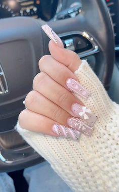 #nails Quinceanera Nails, Waste Of Time, Acrylic Nails Coffin Pink