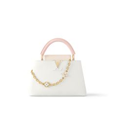 LOUIS VUITTON® - Capucines Bb - Snow Quartz Rose Jasmin Lv Capucines, Snow Quartz