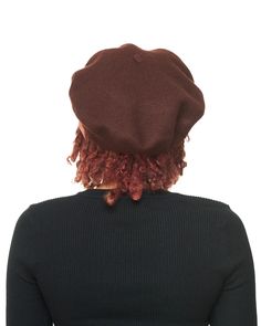 The definition of chic. Soft hand felted wool beret with our signature removable premium stretch silk charmeuse lining.   USA made Body: 100% Wool  Lining: 92% Silk, 8% Spandex One Size Fits Most Lining Tutorial *You may notice that the lining extends slightly beyond the edge of the beret. This is to ensure the wool ne Elegant One Size Hat For Fall, Elegant One-size Hat For Fall, Classic Wool Beret For Fall, Classic Fitted Beret For Winter, Classic Brown Beret For Fall, Adjustable Elegant Beret For Fall, Classic Fitted Winter Beret, Fitted Wool Beret In Casual Style, Adjustable Beret For Fall