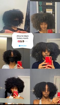 Natural Hair With Bangs, Curly Braided Hairstyles, Healthy Black Hair, Beautiful Black Hair, Protective Hairstyles Braids, Afro Hair, Natural Hair Tips