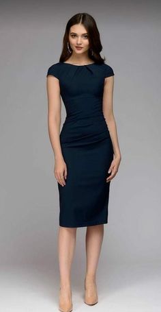 Office Appropriate Dresses, Congresswoman Outfit, Bodycon Office Dress, Business Formal Dresses, Cocktail Dress Work Event, Pencil Dress Outfit Classy, Business Black Dress, Formal Business Attire Women