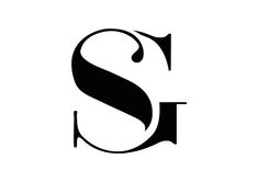 the letter s is made up of black and white letters, which appear to be capitalized