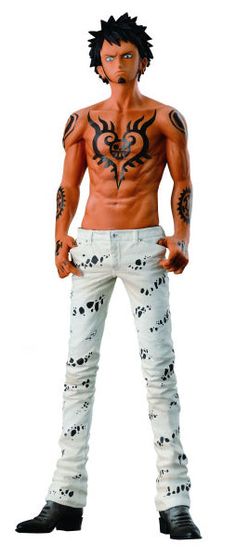 El REY DE ARTISTA de La Trafalgar Law Jeans Freaks B (Blanco) Tamaño : alrededor de 26 cm Isle Of Man, White White, Two Piece Pant Set, One Piece, Pants, Clothes Design, White