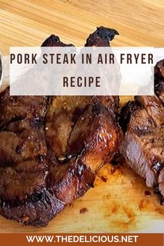 Pork Steak In Air Fryer Recipe, Pork Steak recipe, Cook Frozen Steak, Air Fry Steak, Frozen Steak, Air Fryer Steak, Air Fried Food, Air Fryer Oven Recipes, Air Fry Recipes, Pork Steak, Air Fryer Dinner Recipes