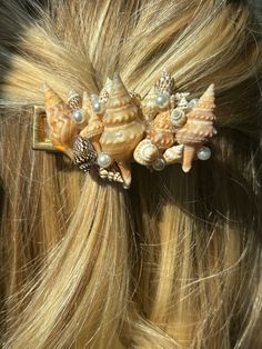 Beachy Hair Accessories, Beach Claw Clip, Sirencore Accesories, Mermaid Hair Piece, Beach Hair Clips, Seashell Claw Clip, Shell Claw Clip, Mermaid Hair Accessories, Being Authentic