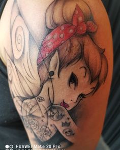 101 Amazing Tinkerbell Tattoo Designs You Need To See! | Outsons | Men's Fashion Tips And Style Guides Gratitude Tattoos, Gratitude Tattoo, Tattoos Disney, Disney Sleeve Tattoos, Disney Sleeve, White Tattoos