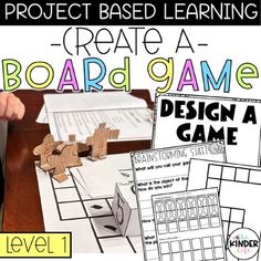 project based learning to create a board game