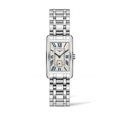 Since its inception, the Longines DolceVita collection has illustrated contemporary elegance of the Longines watchmaking brand worldwide. Inspired by the "Dolce Vita", it is an homage to the sweetness of life. Today, a new chapter in this collection opens with a unique interpretation featuring softened lines. These new variations will not fail to impress women who have made charm a way of life. Watches Silver, Longines Watch, Gents Watches, Jewelry For Her, Ladies Watch, Stainless Steel Band, Swiss Watches, Stainless Steel Watch, Luxury Watch