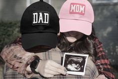 Mom and Dad Hats, Mom Life Hat, Baby Shower Gift, Gift for Mom, Gift for Dad, Pregnancy Reveal, Gender Reveal Gift 👉 Make it a gift they'll never forget by adding a photo and personalization. These personalized Dad hats come with an unstructured, six-panel, low-profile and a pre-curved visor for that signature look. Each hat features 100% bio-washed chino twill, a self-fabric, tri-glide buckle closure with antique brass - a detail that any dad would appreciate. 🛒 HOW TO PLACE AN ORDER: 1️⃣ Sel Mom And Dad Hats, Baby Shower Gift For Mom, Gender Reveal Gifts, Application Programming Interface, Pregnancy Reveal, Pregnancy Reveals, Gift For Dad, Pregnancy Announcement, Mom Gift