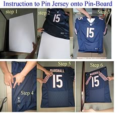 instructions on how to make a football jersey